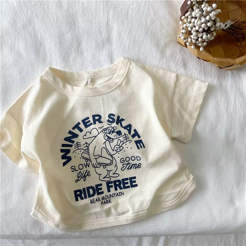 INS – t-shirt à manches courtes pour bébés garçons
