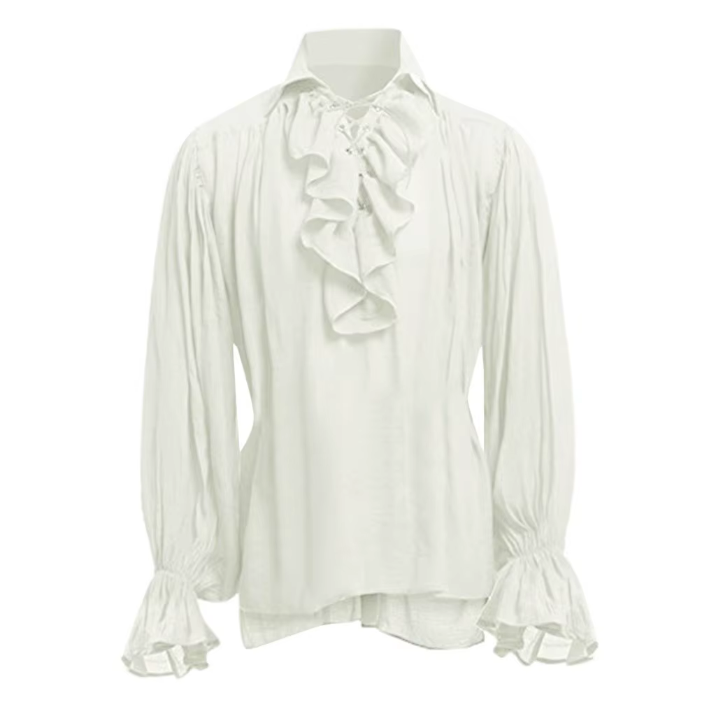 Chemise à manches longues Steampunk pour hommes