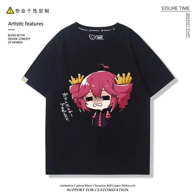 Kasane Teto teto Anime T-Shirt été hommes T-Shirt décontracté femmes col rond manches courtes t-shirts vêtements t-shirts Cosplay cadeau d'anniversaire