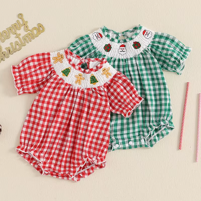 Costumes de batterie smockés pour bébés garçons et filles