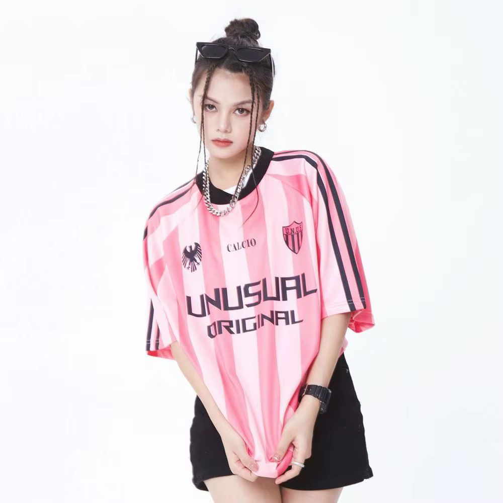 T-shirt de Basket-ball Rose à Manches Courtes pour Femme
