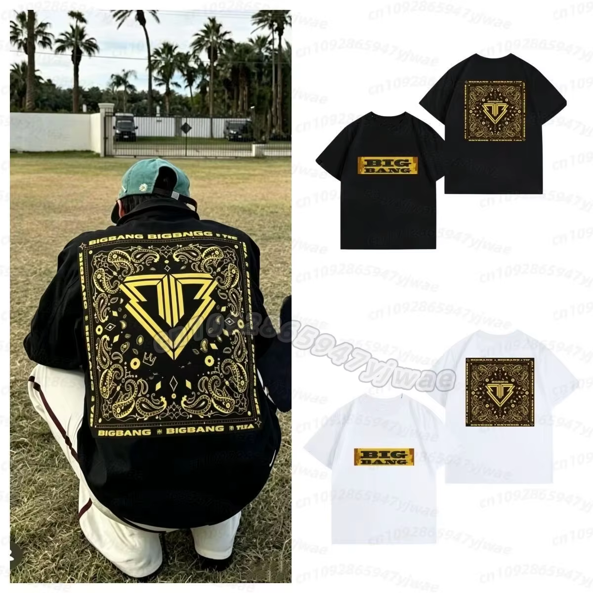 T-shirt unisexe à manches courtes pour fans de G-Dragon