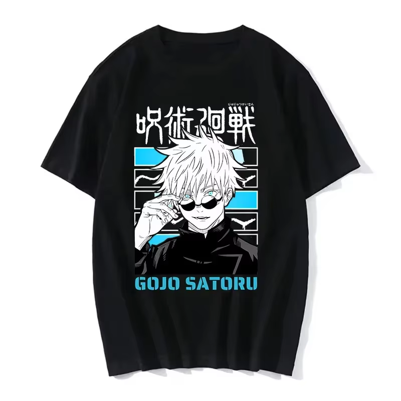 Gojo Satoru Anime Jujutsu Kaisen T-Shirt pour femmes t-shirts graphiques femme mode
