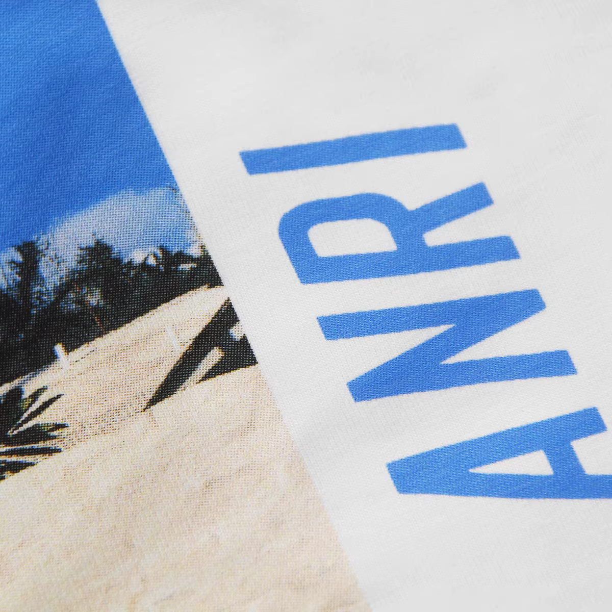 Anri-T-Shirt à Manches Courtes en Coton Blanc