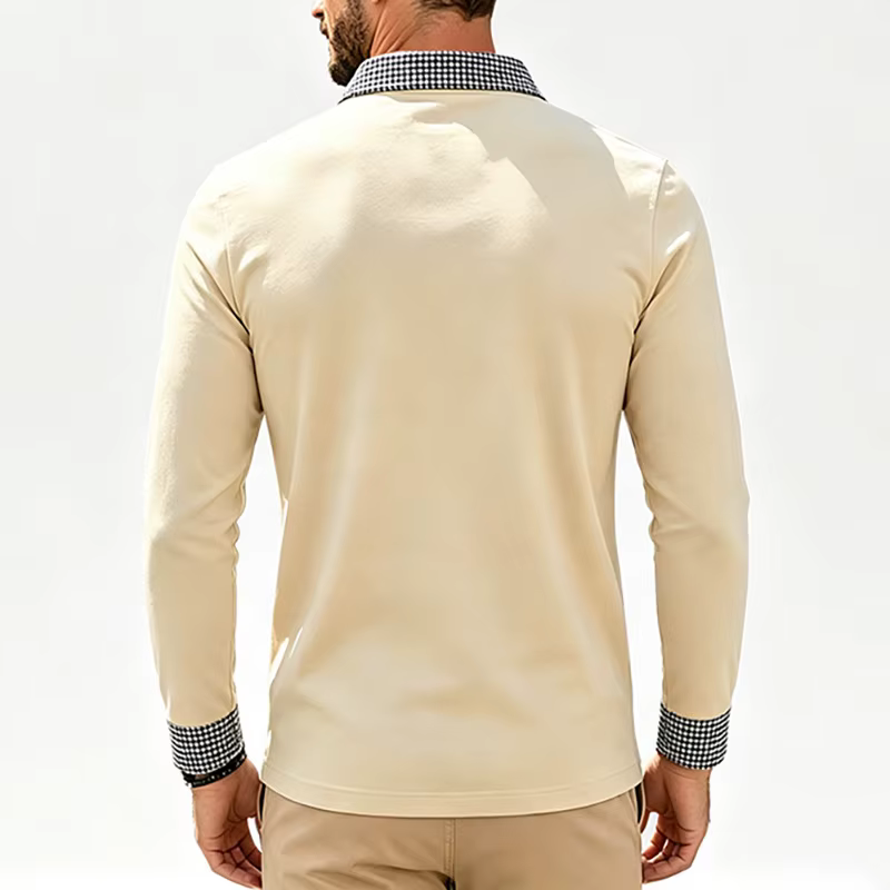 Polo à manches longues pour homme