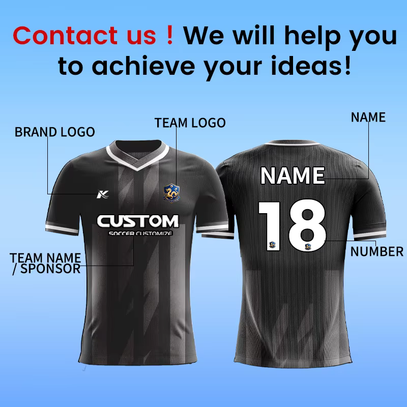 Chemise de football par sublimation en gros Kit d'uniformes