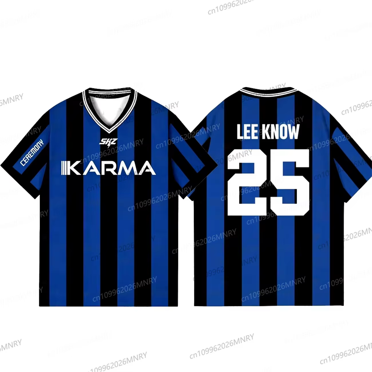 T-shirt Kpop Stay Karma Album Fans Felix Bangchan Hyunjin Streetwear Casual Vêtements pour hommes