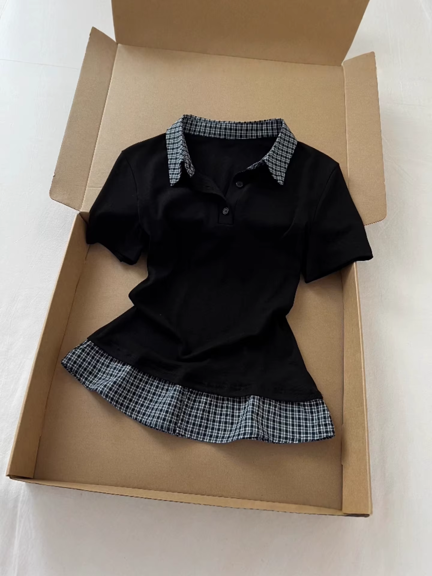 T-shirt vintage à col polo