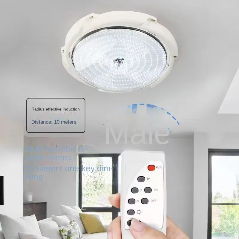 LED plafonnier solaire 3 couleurs lampe