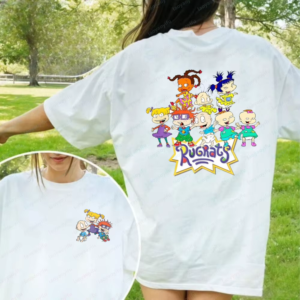T-shirt imprimé Rugrats pour adultes