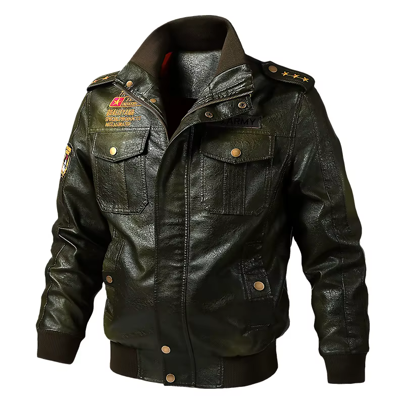 Veste brodée de baseball coupe-vent pour hommes
