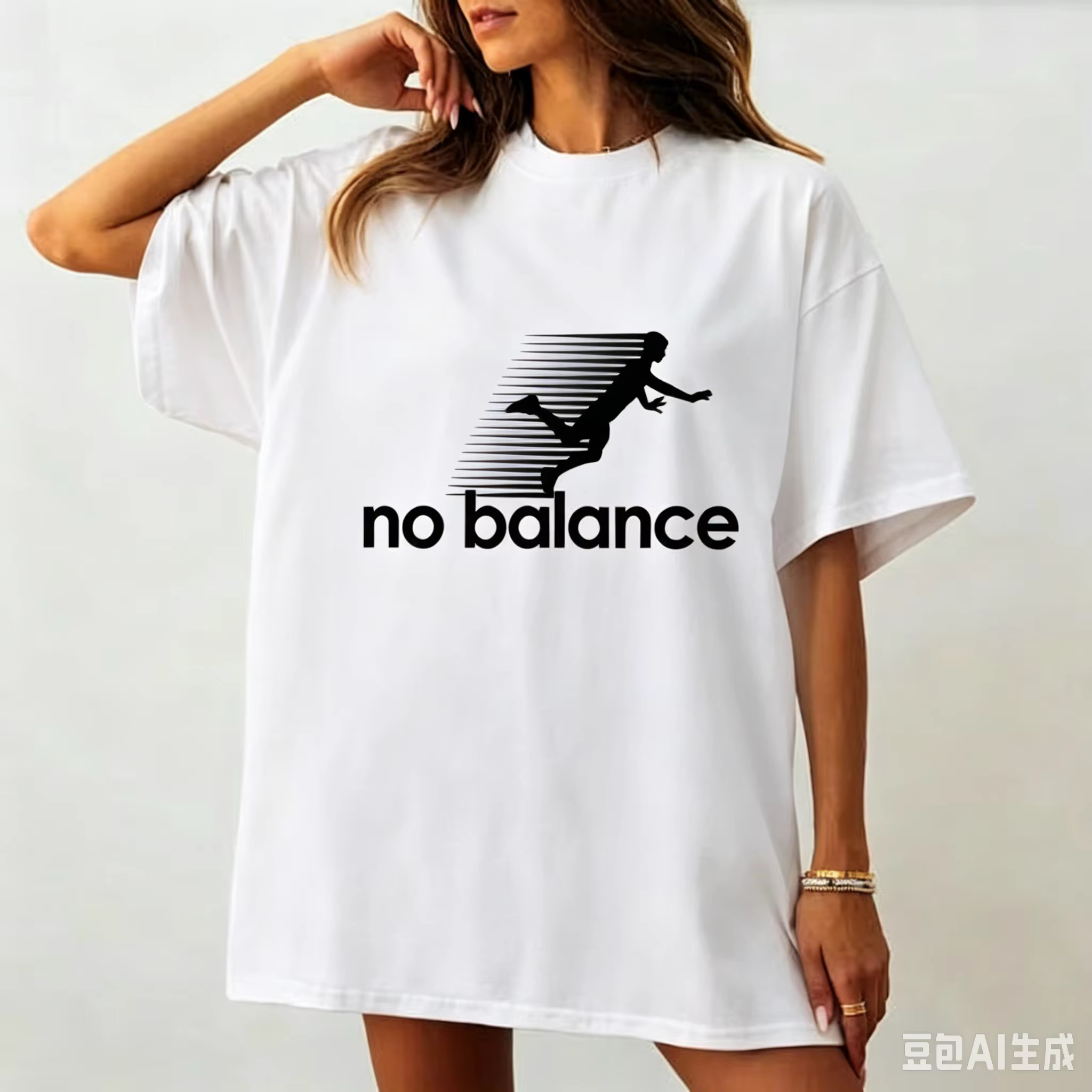 Nouveau T-shirt imprimé No Balance 2026