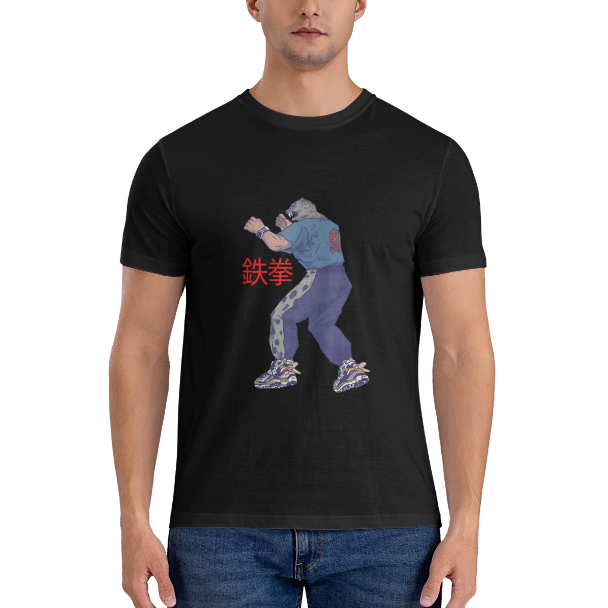 Funny King Tekken Essential T-shirt imprimé pour hommes