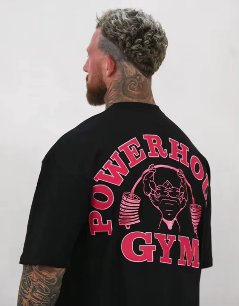 T-shirt athlétique streetwear pour homme