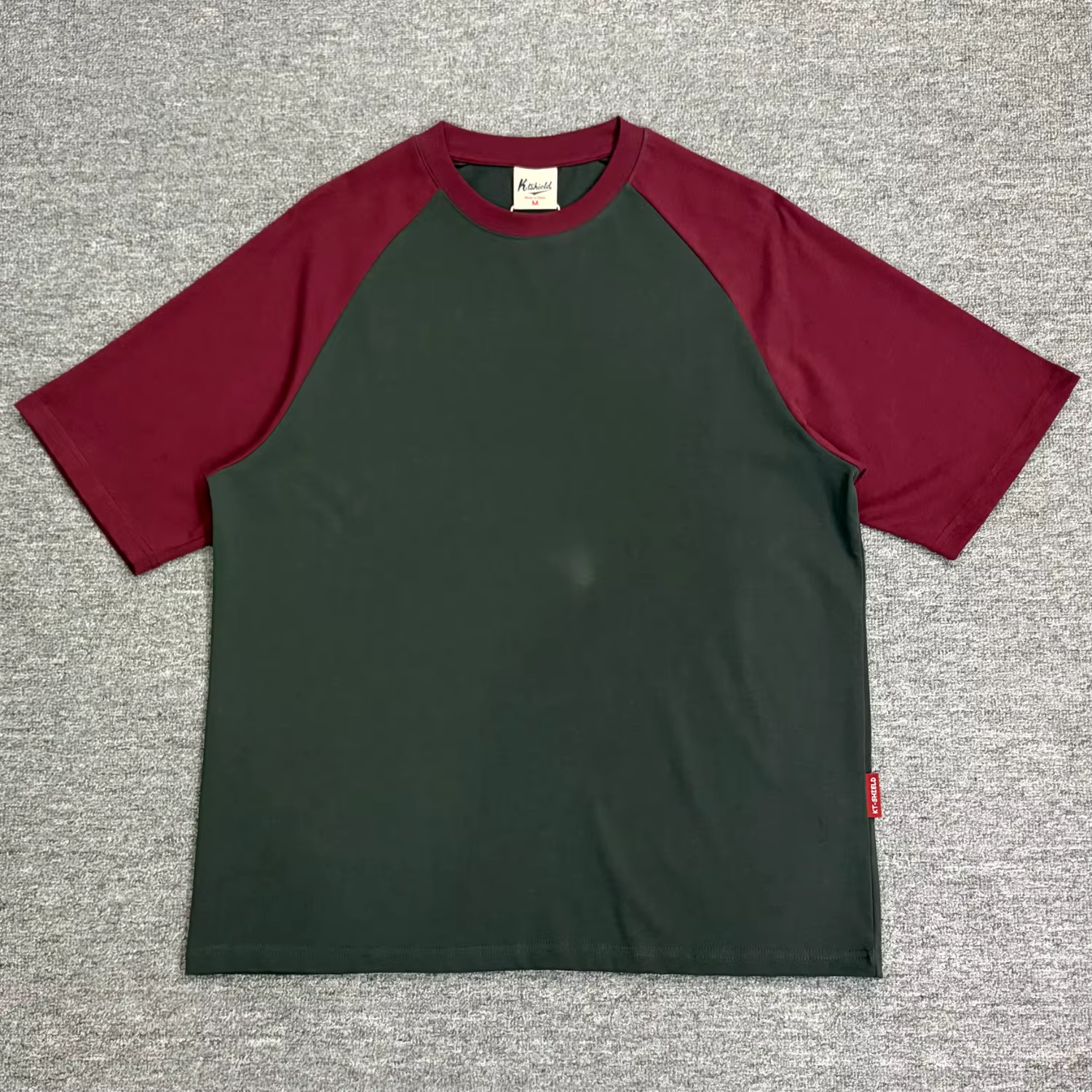 T-shirt homme rétro à manches raglan