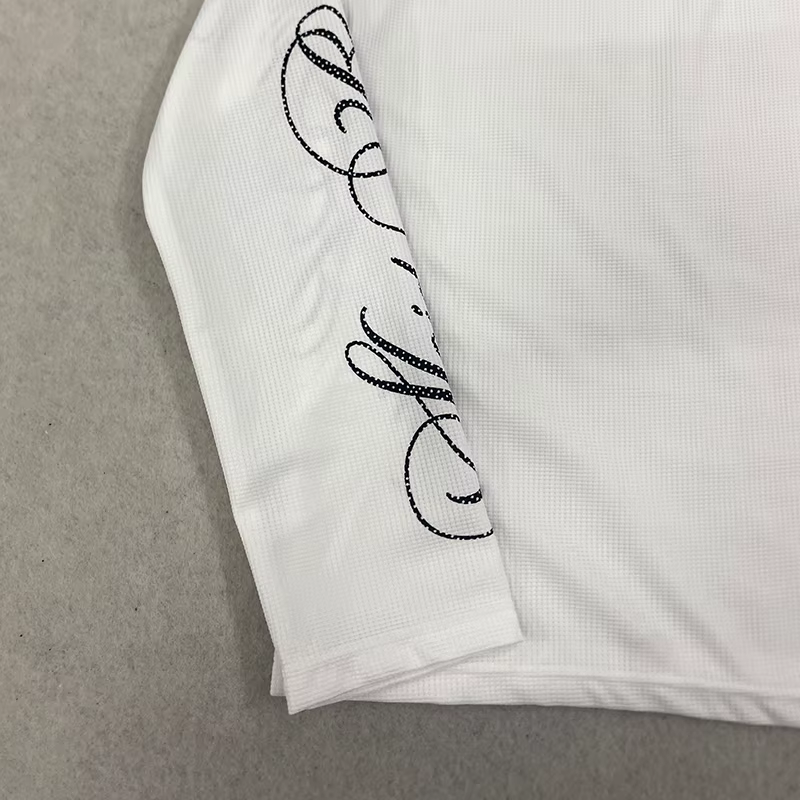 T-shirt à manches longues personnalisé style INS pour hommes et femmes