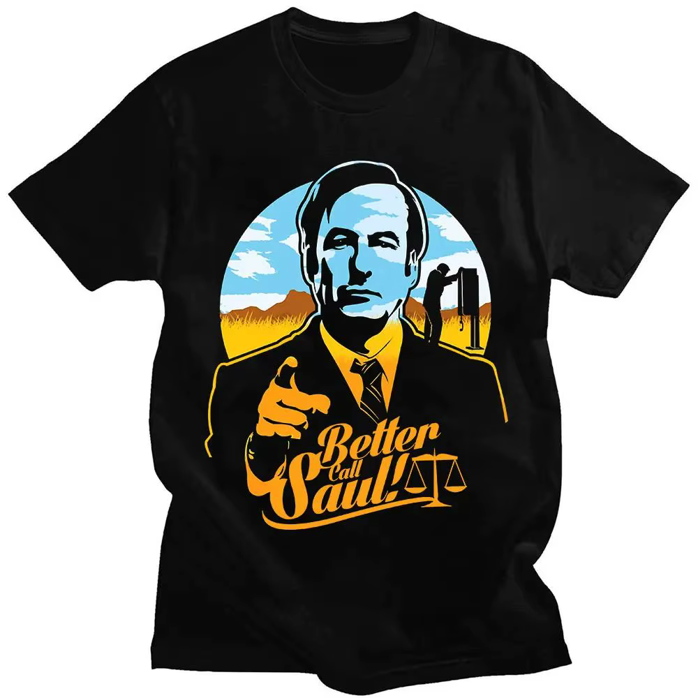T-shirt Heisenberg Breaking Bad Missing Sign Better Call Saul à imprimé graphique