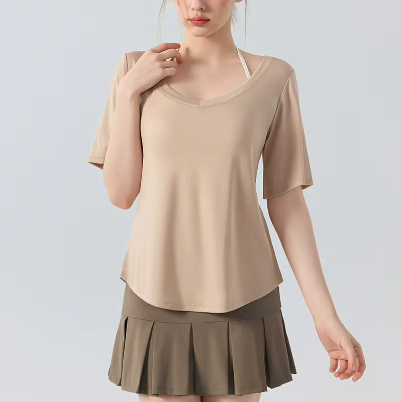 T-shirt de yoga pour femmes