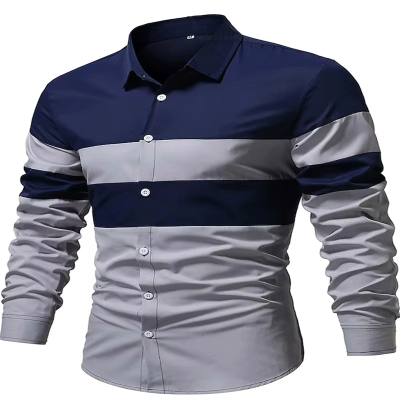 Chemise d'été à boutons pour hommes