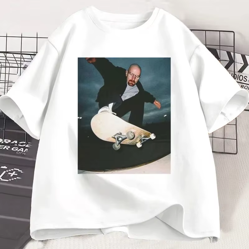 Breaking Bad Heisenberg T-shirts femmes Walter blanc années 90 Skate T-Shirt fille unisexe graphique imprimé