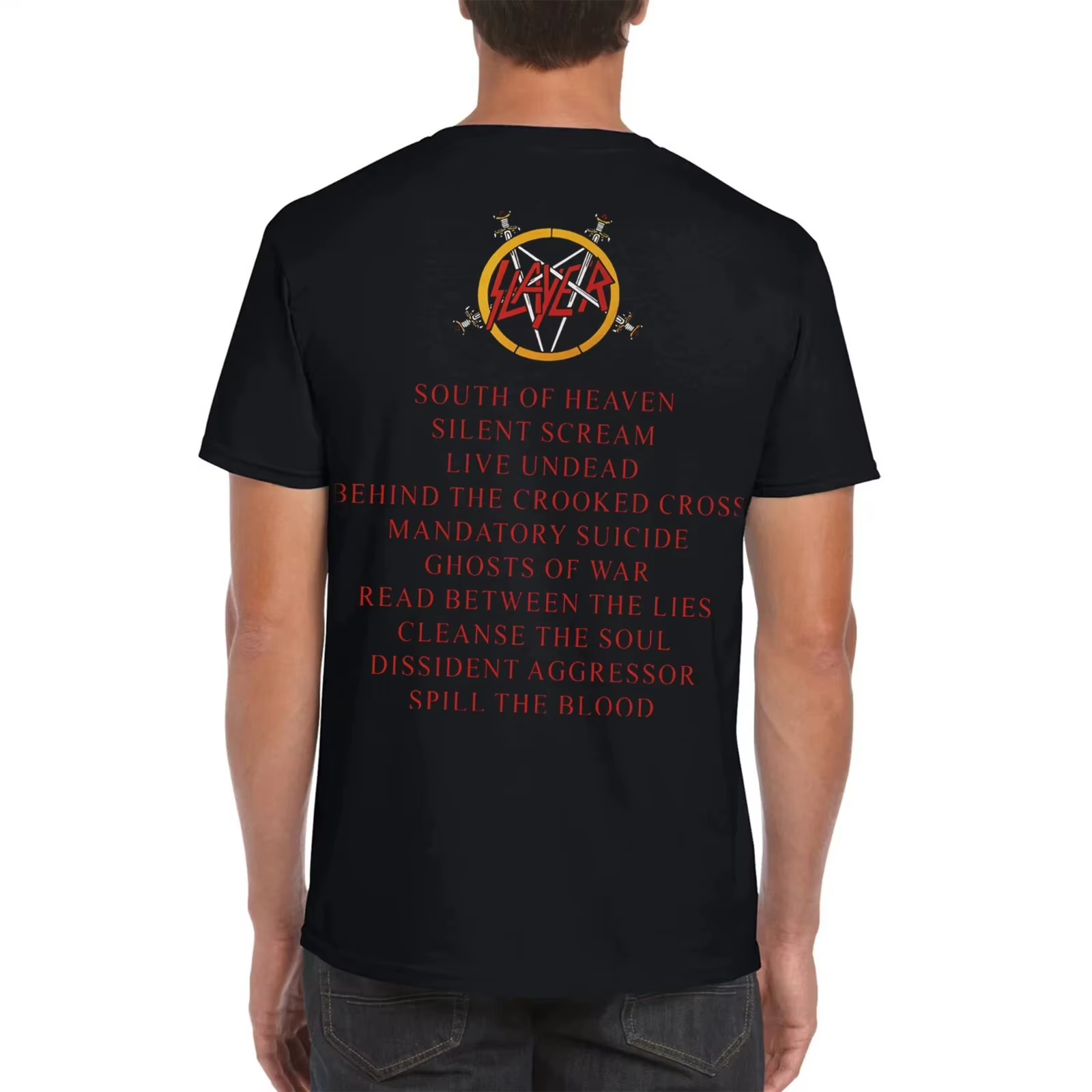 T-shirt « South of Heaven » du groupe Slayer (1988)