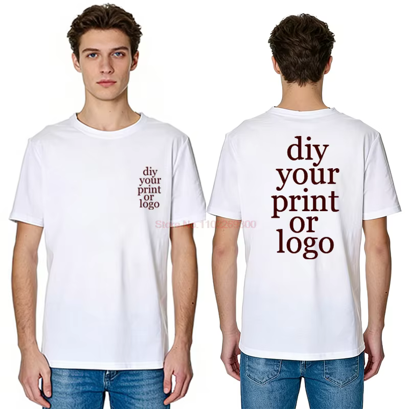 T-shirt imprimé personnalisé avec votre propre design