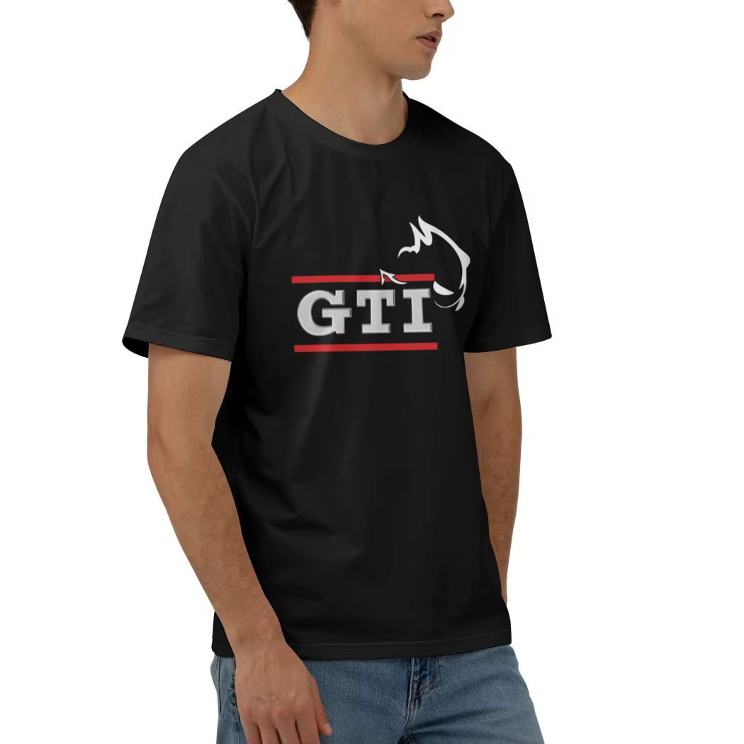 T-Shirt style décontracté Golf Gti hommes t-shirts mode manches courtes col rond