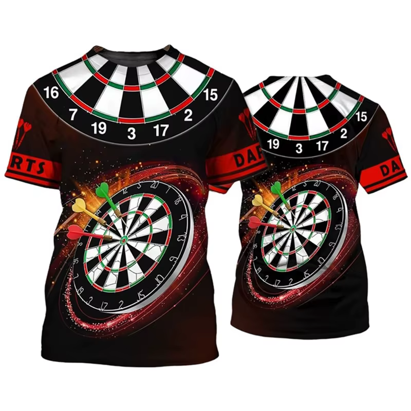 T-shirt Dart League pour hommes et femmes