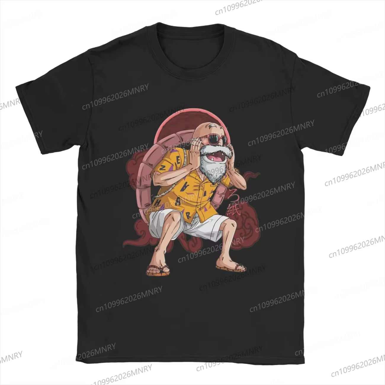 T-shirt Dragon Ball Master Roshi Muten pour hommes et femmes