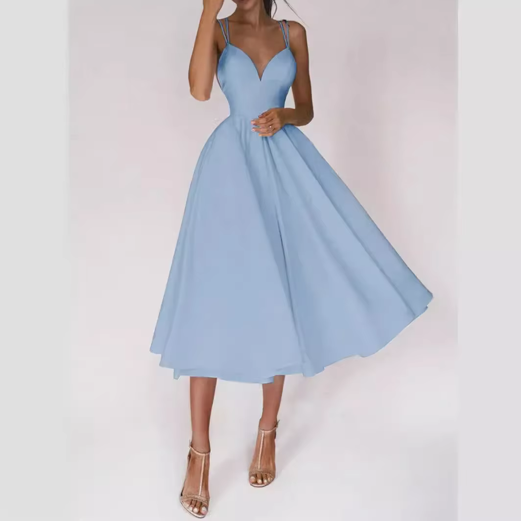 Nouvelle Robe Débardeur Sexy Multicolore Grande Taille pour Femme