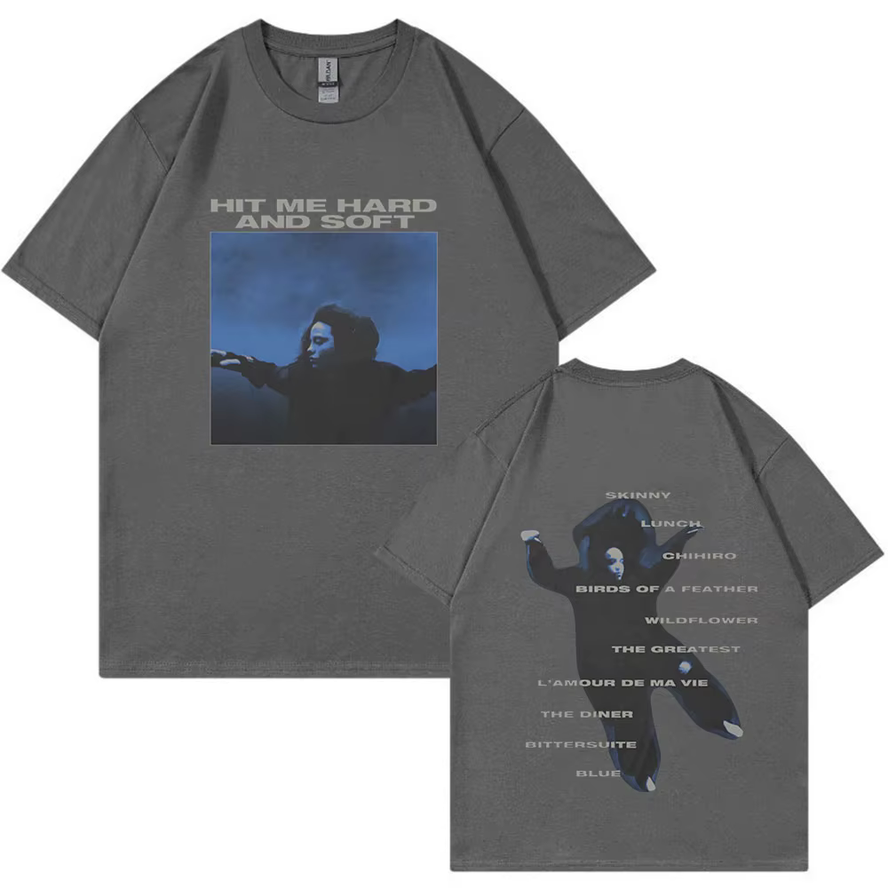 Hit Me dur et doux 2024 Tour Concert T-shirts hommes femmes mode Hip Hop T-shirt 100% coton ample décontracté à manches