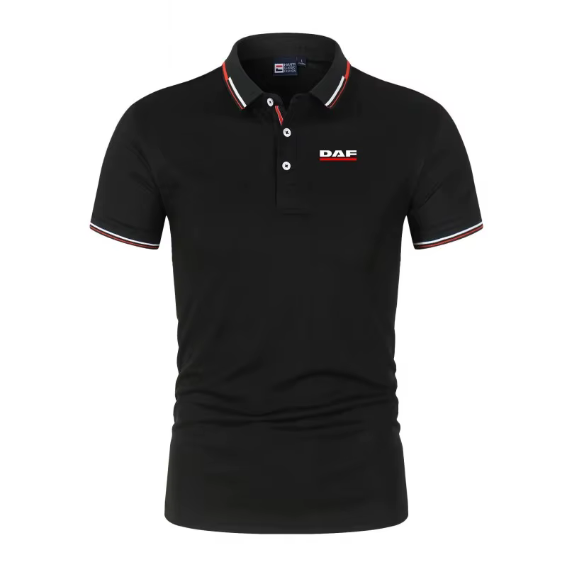 Polo décontracté à manches courtes pour homme
