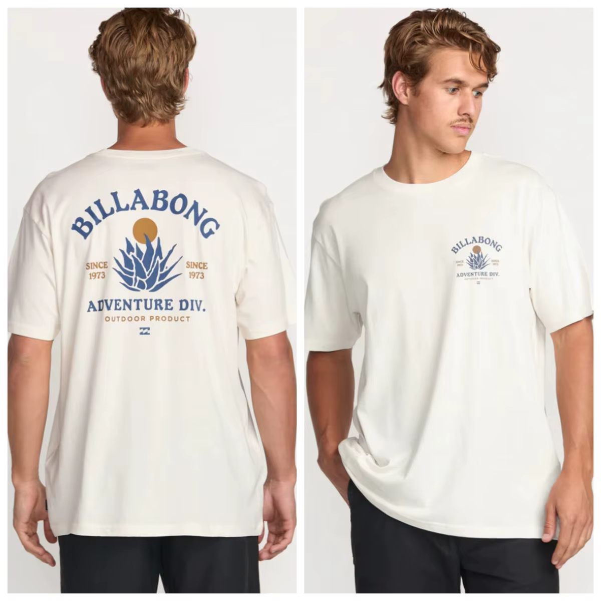 Billabong T-shirt décontracté en pur coton pour homme PRFOSports 2026 – Collection été – Vêtements