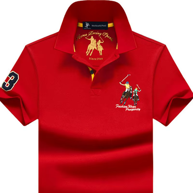 Polo T-shirt Homme en Coton Grande Taille