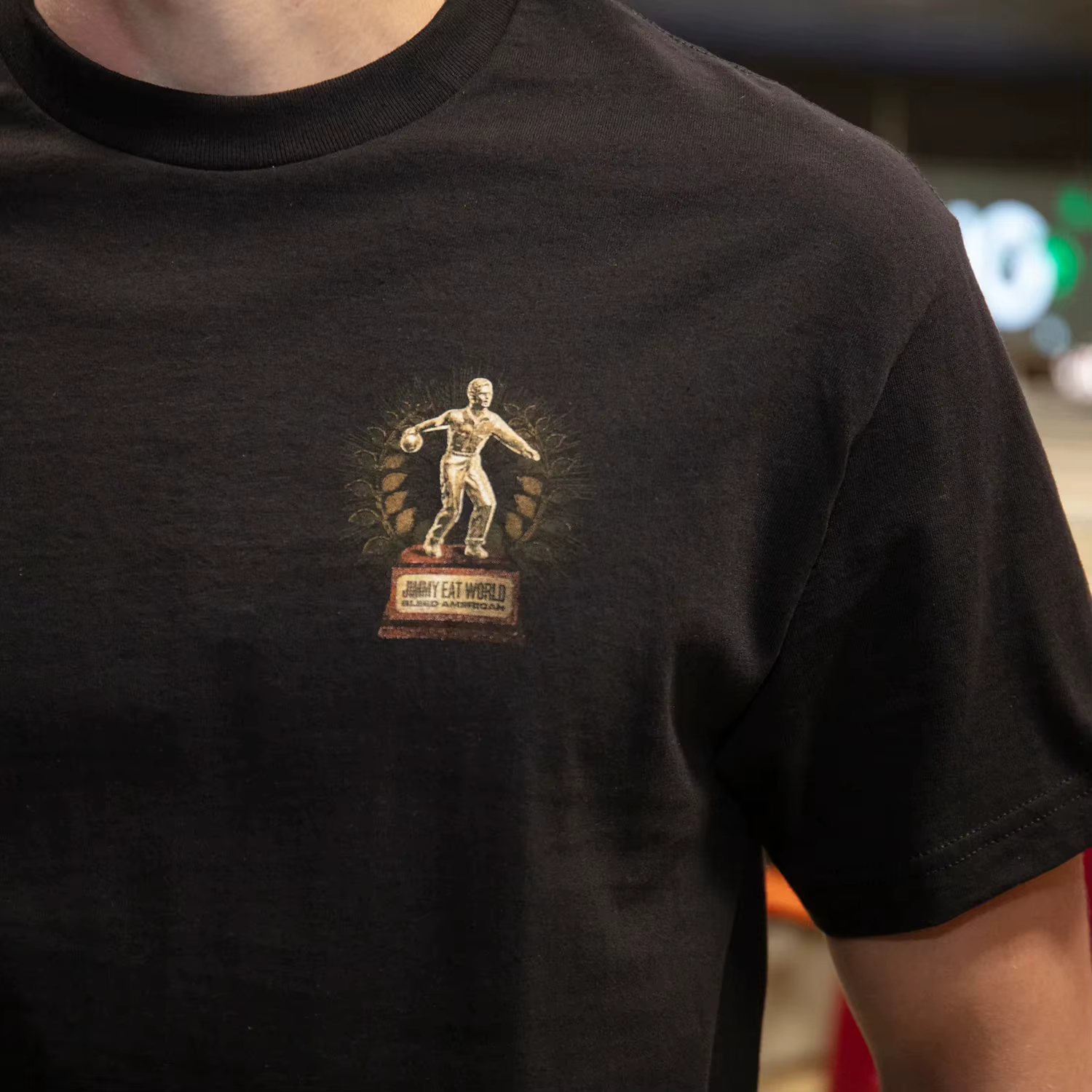 2026 ‌ T-shirt imprimé avec motif de groupe Jimmy Eat World