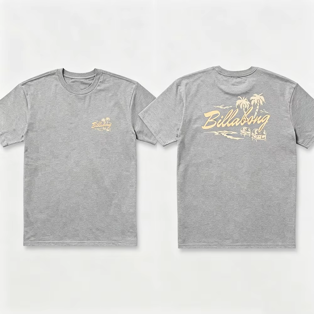 T-shirt à manches courtes respirant et décontracté Billabong pour hommes et femmes