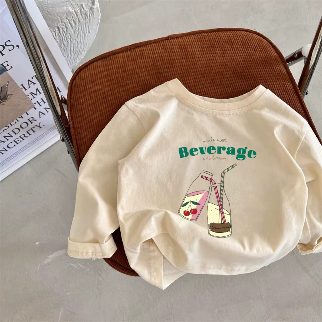 T-shirts mignons à manches longues
