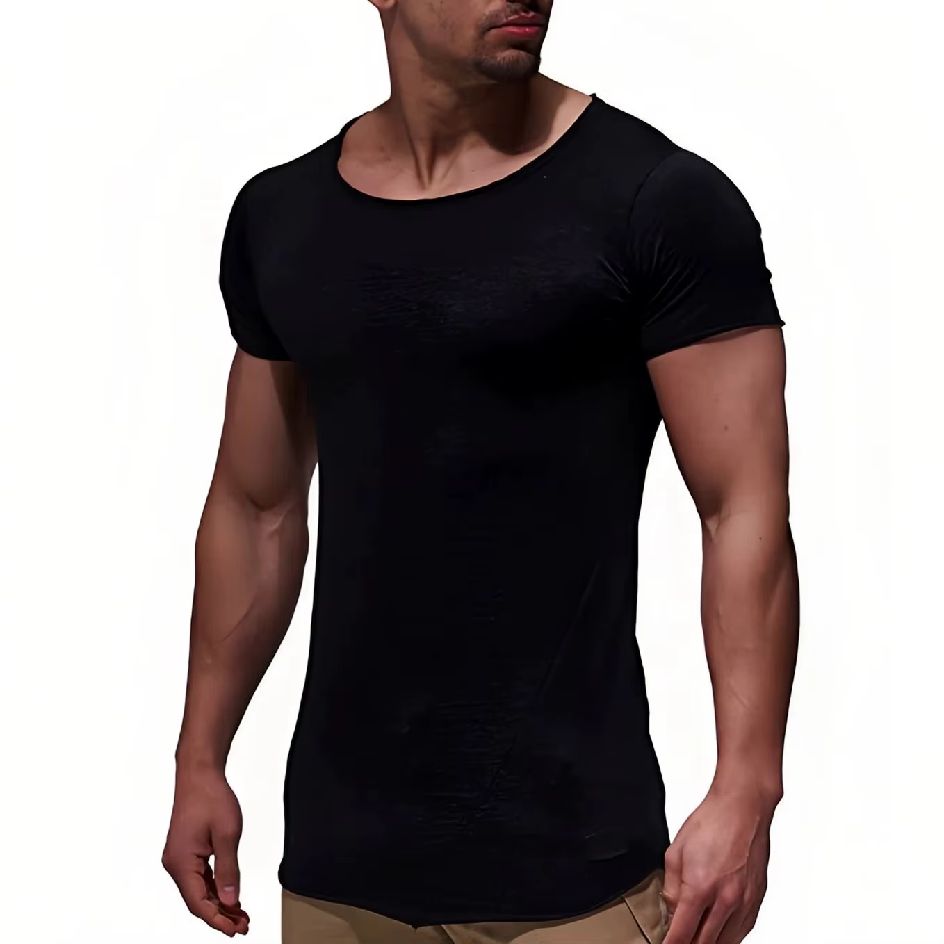 MRMT 2026 Nouveau T-shirt Homme Tendance Motif Cœur de Poulet Col Rond