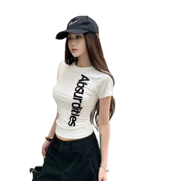 T-shirt d'été pour femme à manches courtes