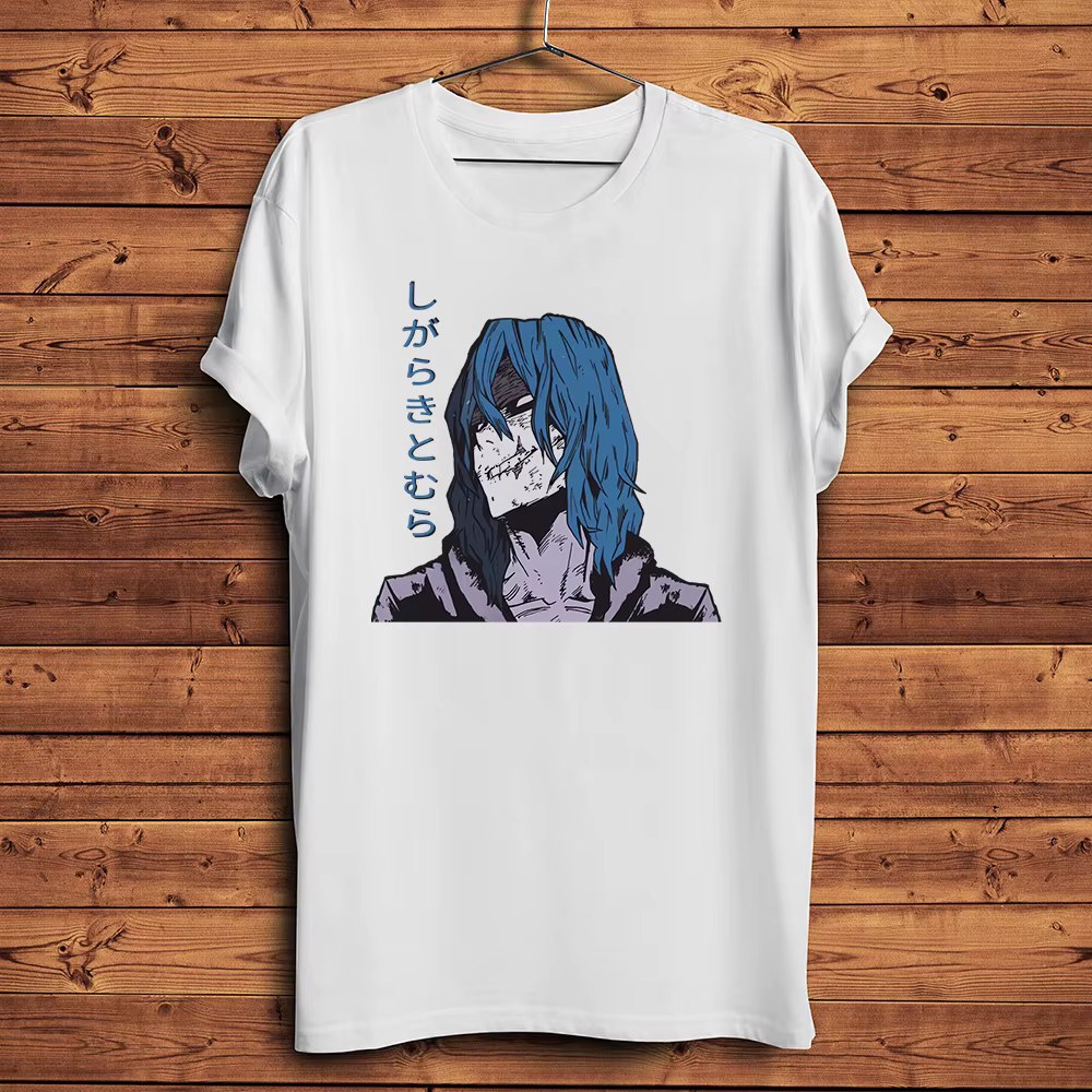 MHA Anime, Hero Academia Villain, Shigaraki Tomura, T-shirt manga amusant, T-shirt décontracté à manches courtes pour hommes, T-shirt unisexe respirant