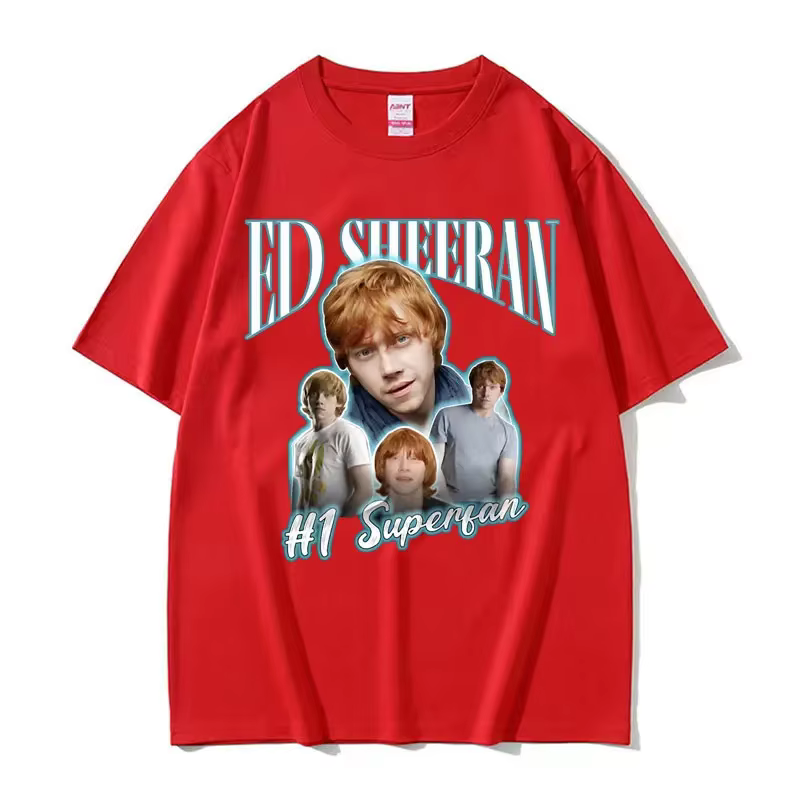 T-shirt drôle Ed Sheeran Number One Superfan Meme pour hommes
