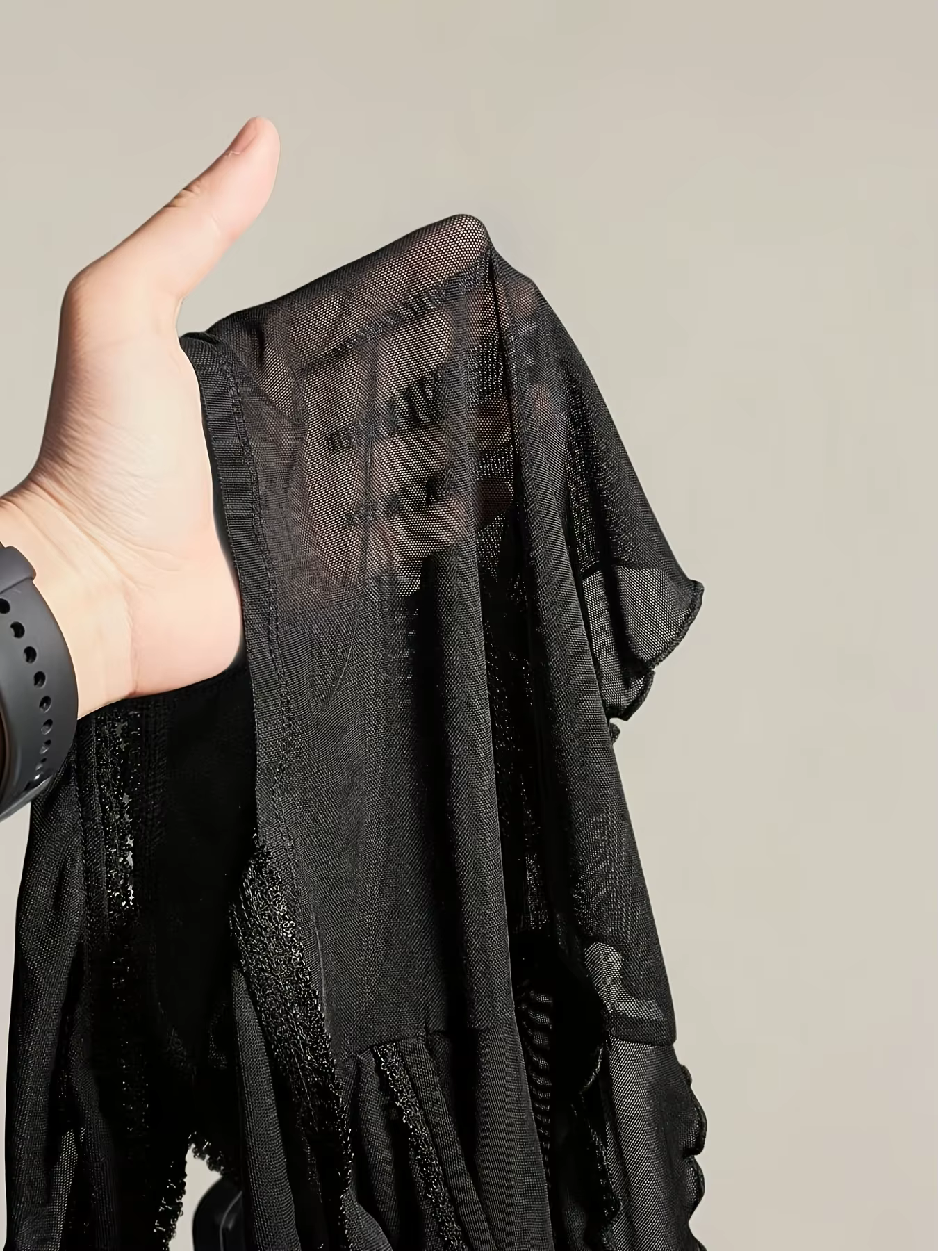 T-shirt à manches flottantes de style français pour fille