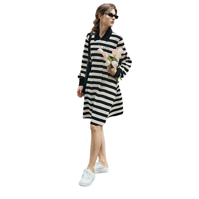 Robe pull décontractée OLrain pour femme