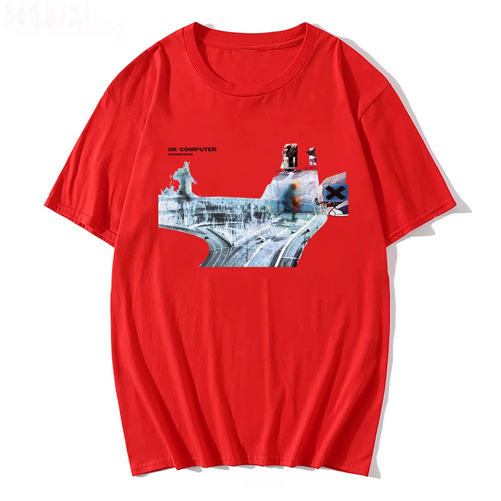 Radiohead-T-shirt Hip Hop pour hommes et femmes