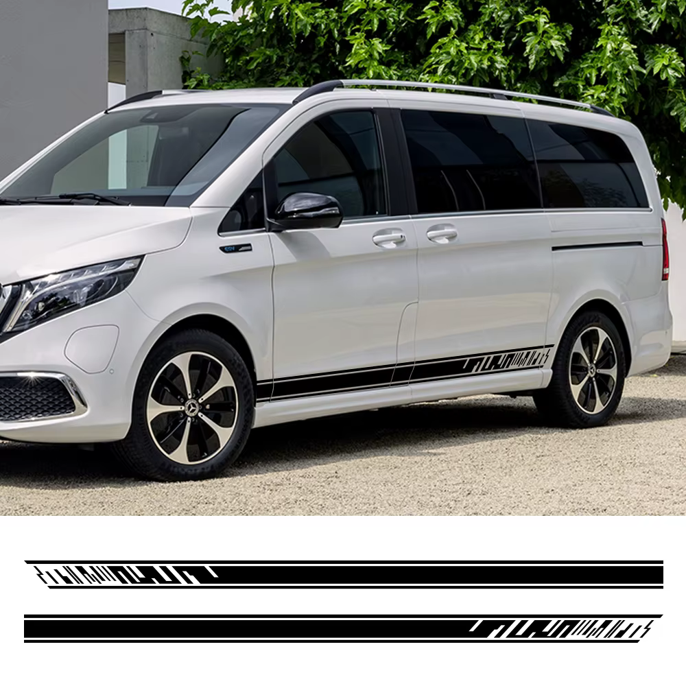 Autocollants en vinyle pour porte latérale de voiture, pour Mercedes Benz Vito classe V Viano W638 W639 W447 V260 110 113 115 Marco Polo, accessoires de réglage