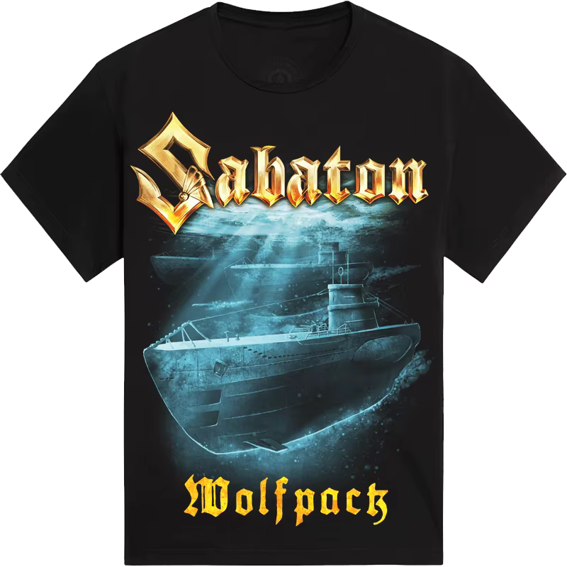 Sabaton flotte Kriegsmarine Ablum T-shirts métal groupe de Rock Fan impression
