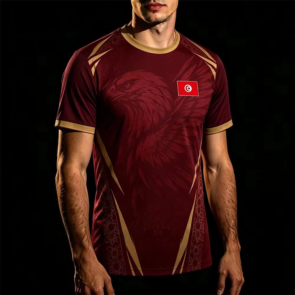 Maillot de football de l'équipe nationale de Tunisie pour hommes