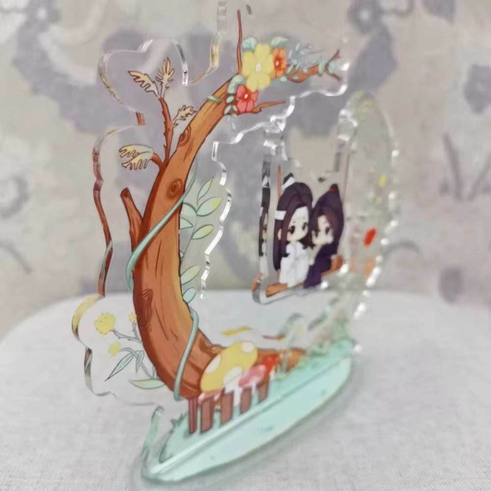 Anime Mo Dao Zu Shi grand maître de la culture démoniaque Wei Wuxian Lan Wangji acrylique jouer balançoire