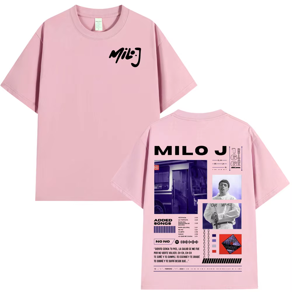 Rappeur Milo J 166 Album T-shirt hommes femmes mode Hip Hop