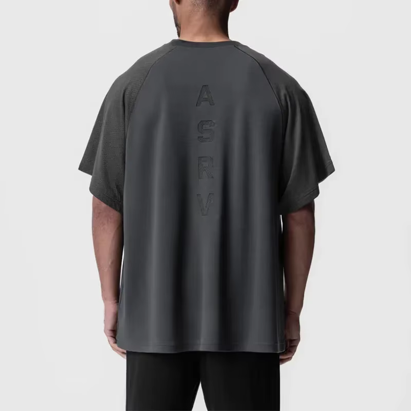 T-Shirt surdimensionné en maille pour hommes